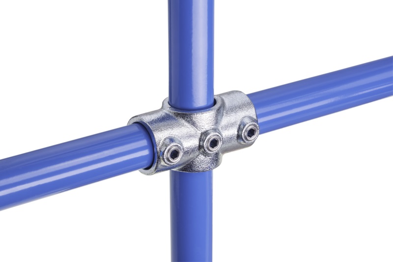 Two-socket-cross Rohrverbinder Kreuzstück durchgehend | Kreuzverbinder | Typ 22