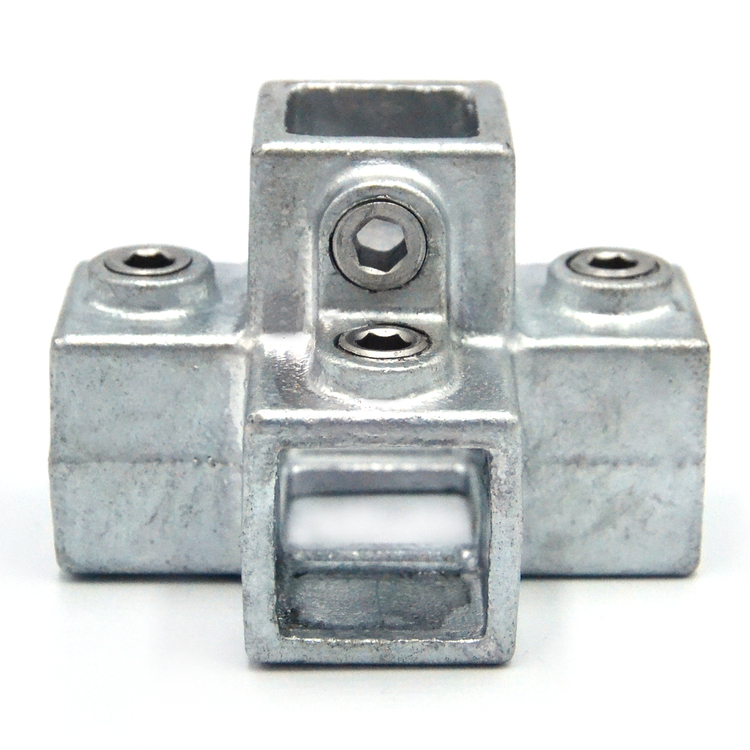 Rohrverbinder Kreuzstück für Stützrohr 4-Wege, quadratisch | 25x25 - Typ 26S Rohrverbinder Kreuzstück für Stützrohr 4-Wege, quadratisch | 25x25 - Typ 26S