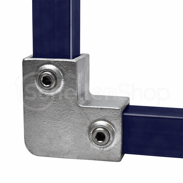 608006S-40-00 Winkel-Rohrverbinder Eckstück 90° | Typ 6S | Quadratrohr