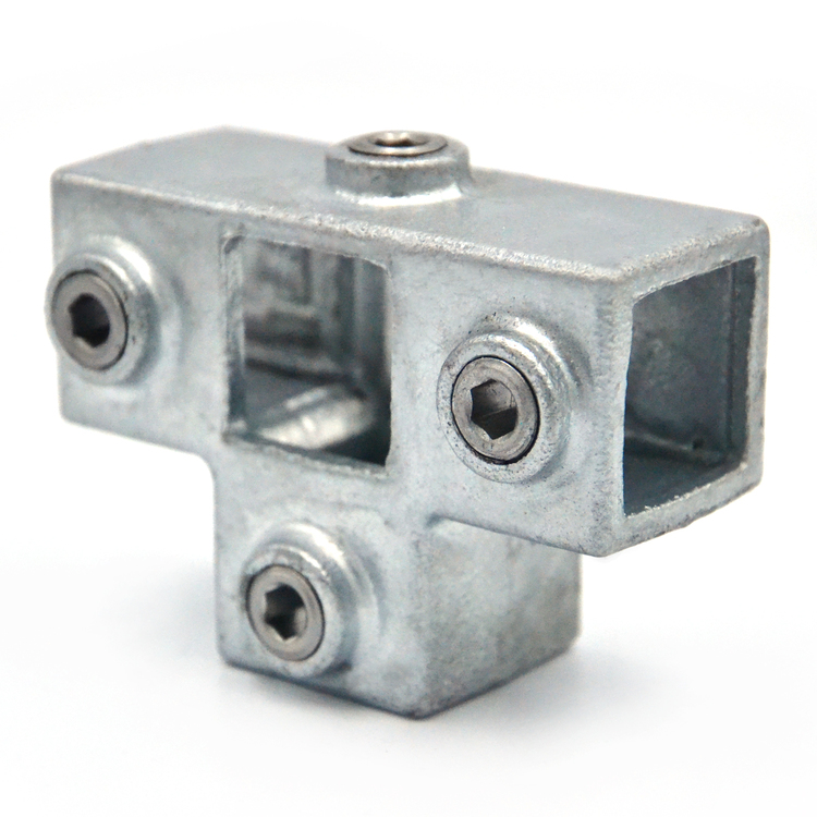 Rohrverbinder Kreuzstück für Stützrohr / Kreuzverbinder, quadratisch - Typ 24S (176F)